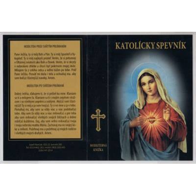 Obal: na Katolícky spevník - Nepoškvrnené Srdce Panny Márie - r.2013