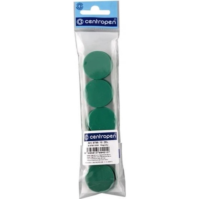 Centropen Magnety 30mm zelené 10ks