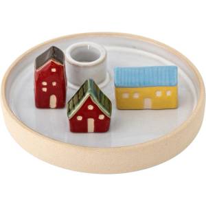 Bloomingville Глинен свещник Coze - Bloomingville (82072908)