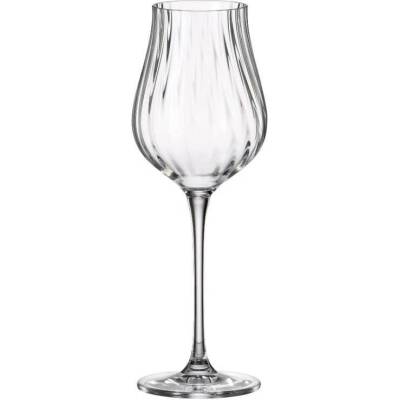 Crystal Bohemia BOHEMIA LIMOSA OPTIC SKLENICE NA VÍNO 6 x 250 ml
