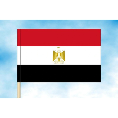 LIBEA, s.r.o. Vlajka Egypta Rozměr: 40×60 cm, Uchycení: Návlek na žerď