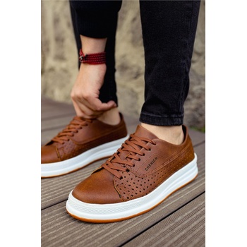 Chekich Унисекс обувки с връзки CH043 - Таба #359543 (359543_Кафяво)