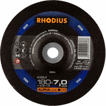 Rhodius Brusný kotouč 180 x 7,0 x 22,23 mm 200056