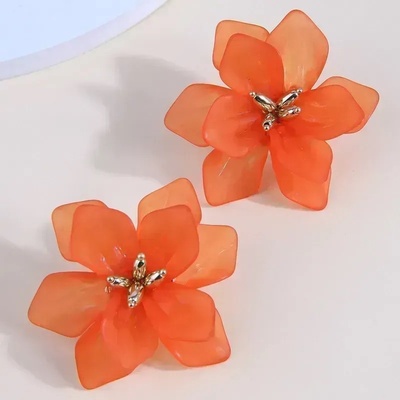 Izmael náušnice Fiore Oranžová KP29829