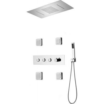 Mexen Soler вграден душ комплект, хром - 7601-04-00 (7601-04-00)