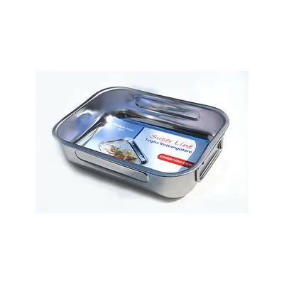 Steel Pan SP-Тава правоъгълна ДЪЛБОКА 35x26xh7cm (13502) (011838)