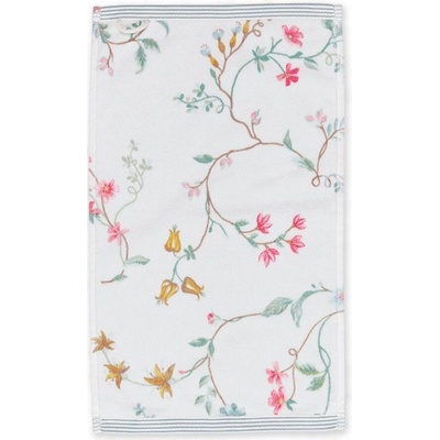 PIP Studio Ručník PIP Les Fleurs bílá 55 x 100 cm