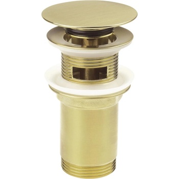 Deante Клик-клак клапан за умивалник, кръгъл, матирано злато (nhc_r10u)