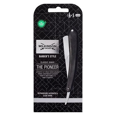 Wilkinson Sword Barber´s Style Cut Throat Razor sada holiaca britva 1 ks + britvy 5 ks