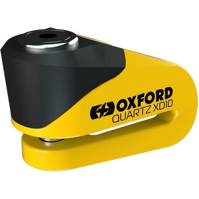 OXFORD zámek kotoučové brzdy Quartz XD10 (žlutý/černý, průměr čepu 10 mm)