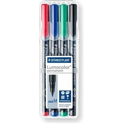 Staedtler Lumocolor 317 M 4 rôzne farby