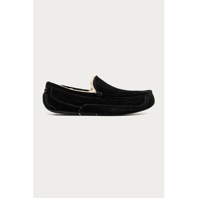 UGG - Велурени чехли Ascot (1101110.BLK)