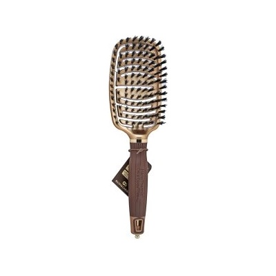 Olivia Garden NanoThermic Flex Boar четка за коса с косми от глиган