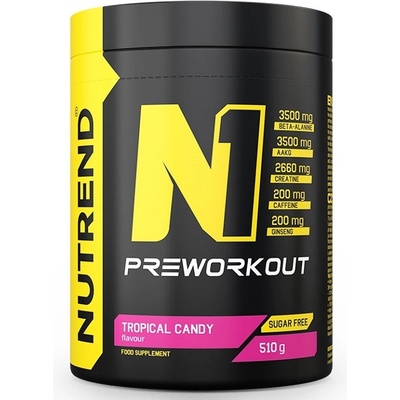 Nutrend N1 Pre Workout, 510 Grams