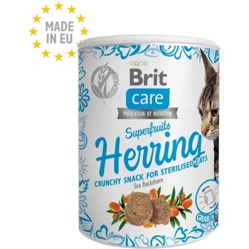 Brit Care Superfruits Herring with Sea Buckthorn - лакомство за котки 100gr