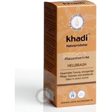 Khadi rastlinná farba na vlasy svetlohnedá 100 g