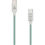 SBOX TYPE-C-1-G 1 м 60W зелен кабел за данни и зареждане Type-C (TYPE-C-1-G)