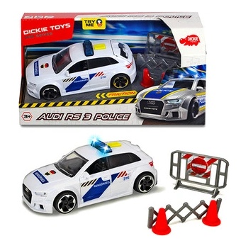 Dickie Toys Dickie: полицейски автомобил Audi RS3 - 15 см