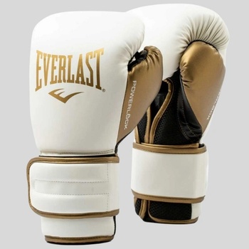 Everlast Боксови Ръкавици Everlast Powerlock White/Gold - 14 oz