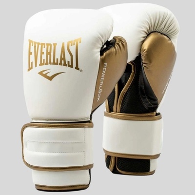 Everlast Боксови Ръкавици Everlast Powerlock White/Gold - 14 oz