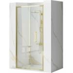 Rea Душ параван Rea Rapid Fold 80x195 см, златен профил (5902557387144)
