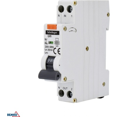 Schelinger 1P B 25A 30MA typ A BM-A08-GKR-A-B25