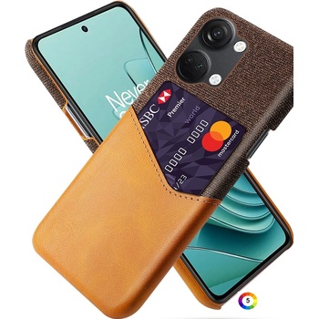 Image 1 of OnePlus Nord 3 5G / Ace 2V Удароустойчив Cloth Texture Кожен Калъф и Протектор