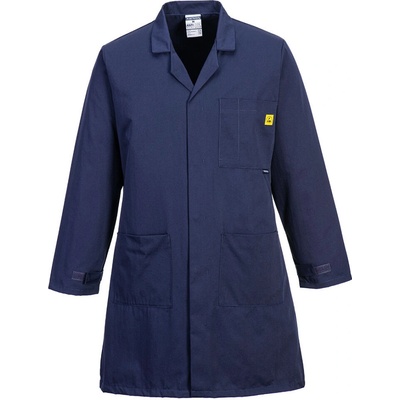 Portwest AS10 Plášť anti Static ESD Navy