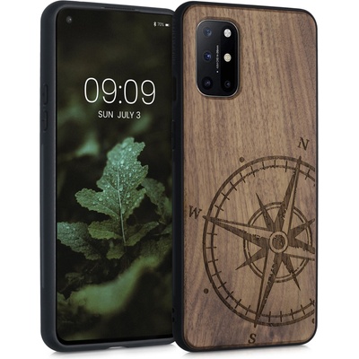 Dřevěné kwmobile OnePlus 8T hnědé
