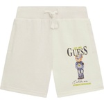 Guess Детски къси панталонки Guess - Мече с шапка и дънки, бели, 12 м (20251-N5RD03-KAD74-G011-12M) - ozone
