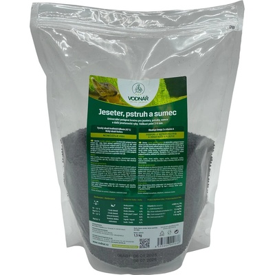 Vodnár Jeseter, pstruh a sumec 1,5 kg