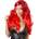 Cottelli Wig Wavy Long Red