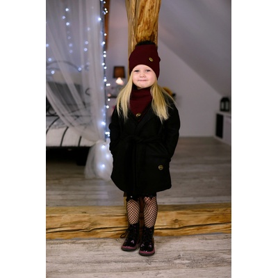 Dívčí set čepice s bambulí + šátek Dream Dress