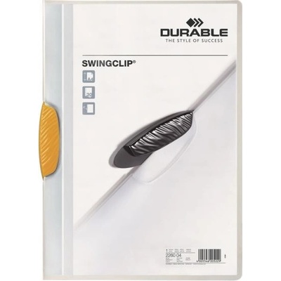 DURABLE Obal s klipom SWINGCLIP žltý
