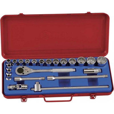 Genius Tools Súprava metrická 1/2" 22 ks TW-422M1