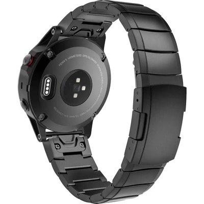 Tech-Protect Стилна метална верижка за часовник Garmin Fenix 5 / 6 / 6 Pro/ 7 от Tech-Protect SteelBand - чернa (99455651) - 10035