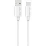 USAMS Кабел USAMS U98 3A Silicone Fast Charging, бял (Usa001759)