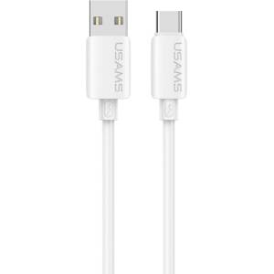 USAMS Кабел USAMS U98 3A Silicone Fast Charging, бял (Usa001759)