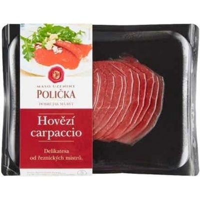 Maso Uzeniny Polička Hovězí carpaccio 100 g – Zboží Dáma