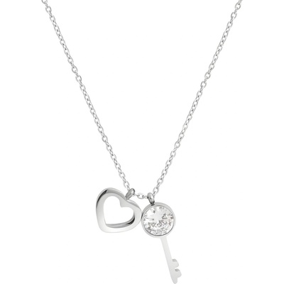 HARAHU Колие Heart Key - Сребърен KP21069 (21069)