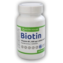 Nutrihouse Vitamín B7 D-biotin 100 tablet