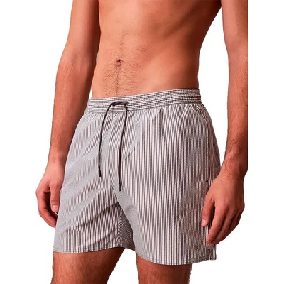 Calvin Klein Бански гащета Calvin klein LV00N61040 swimming boxer - White (Forged Iron / White)