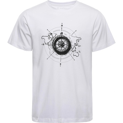 ALPINE PRO Мъжка памучна тениска ALPINE PRO MOROL бяла вариант pa ALPINE PRO | Byal | МЪЖЕ | S