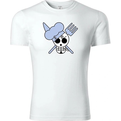 One Piece tričko Sanji bílá