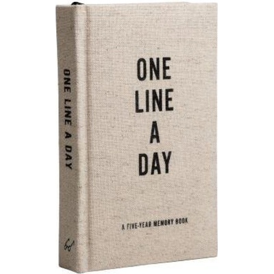 Canvas One Line a Day, A Five-Year Memory Journal Chronicle Books