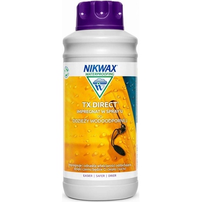 Nikwax TX.Direct 1L Sprej na impregnaci oblečení do deště