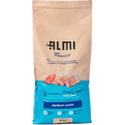 Almi Medium Junior Granule s mořskou řasou 12 kg