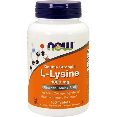 NOW Аминокиселина NOW L-Lysine 1000mg, 100 табл