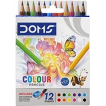 DOMS N80422 Комплект цветни моливи 12 pcs + Sharpener (N80422)