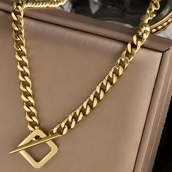 HARAHU Колие si-36598 - Златна kp36598 (si-36598)